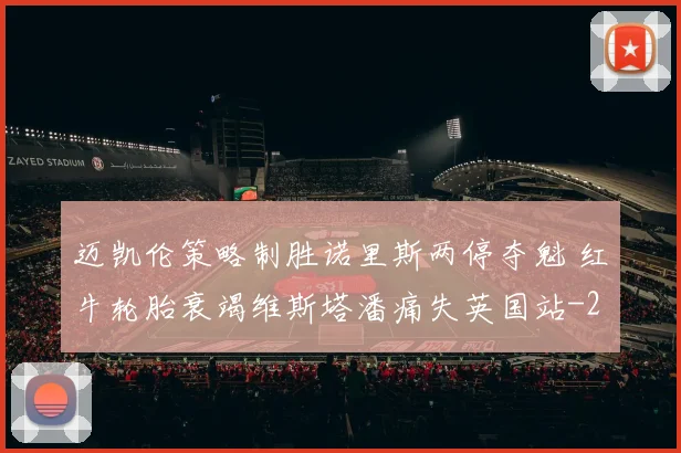 迈凯伦策略制胜诺里斯两停夺魁 红牛轮胎衰竭维斯塔潘痛失英国站
